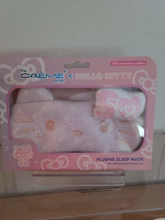 The Creme Shop Other - Hello Kitty Plushie Sleep Mask by The Crème Shop - Pink NIP 50th Anniversay